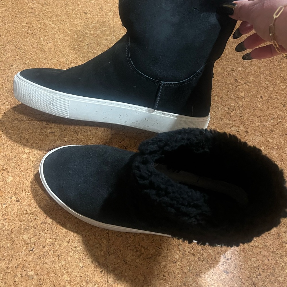 UGG Black Ankle Boots - Picture 7 of 9